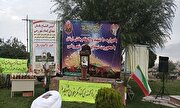 تصاویر/ افتتاح یادمان شهدای گمنام شهر رضی استان اردبیل